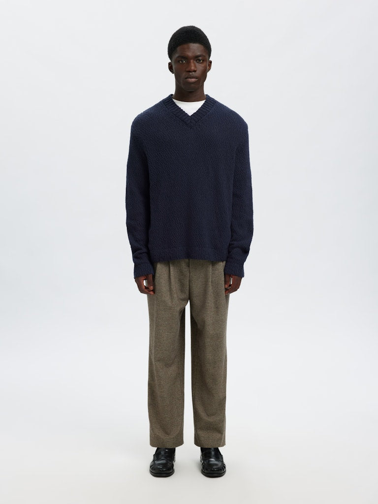 SELECTED HOMME Sweater SLHANGUS RELAXED Organic Cotton