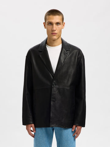 SELECTED HOMME Hybrid Blazer SLHGRAIN Leather