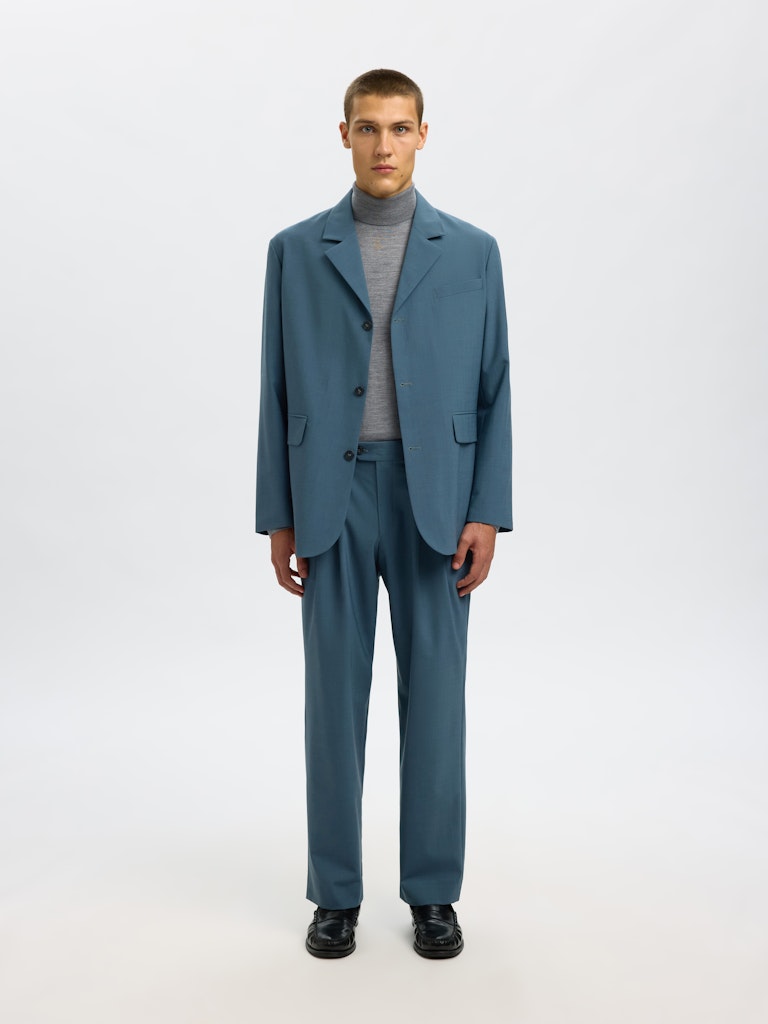 SELECTED HOMME Hose SLHREG-THEO Wool Blend