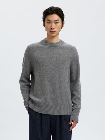 SELECTED HOMME Strickpullover SLHCALLE RELAXED Cashmere Blend