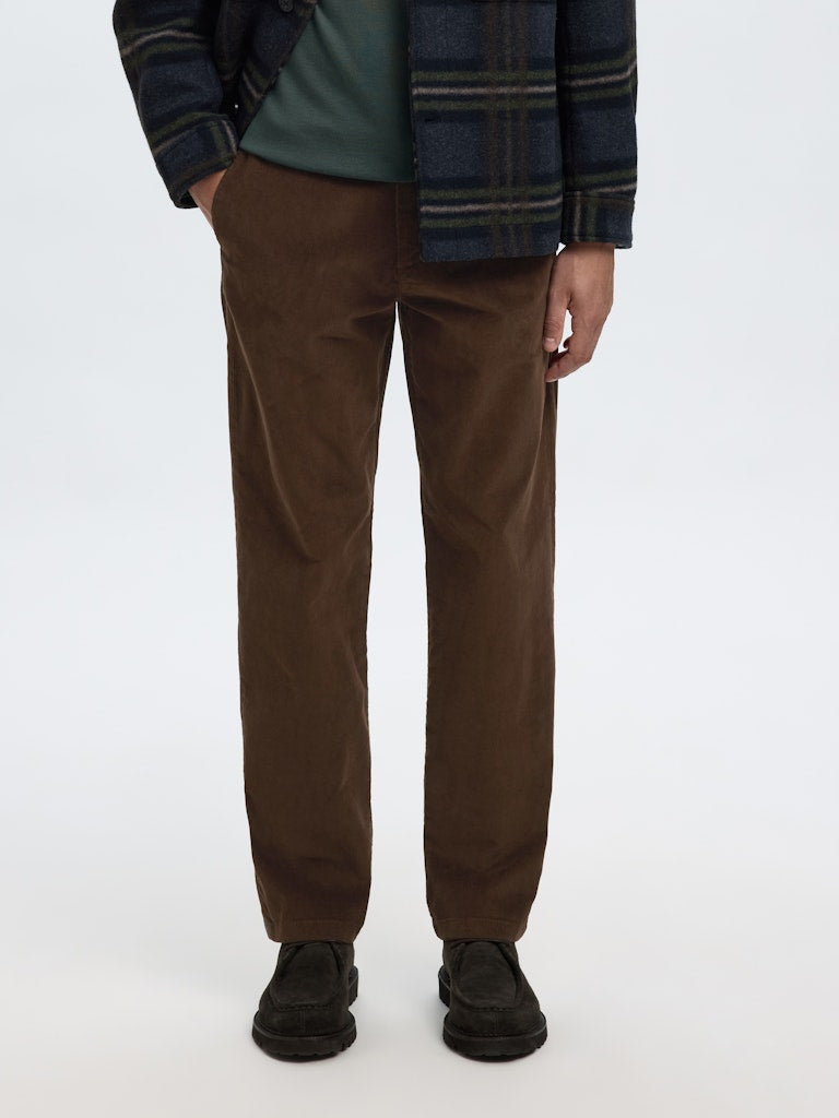 SELECTED HOMME Cordhose SLH196-STRAIGHT MILES Organic Cotton