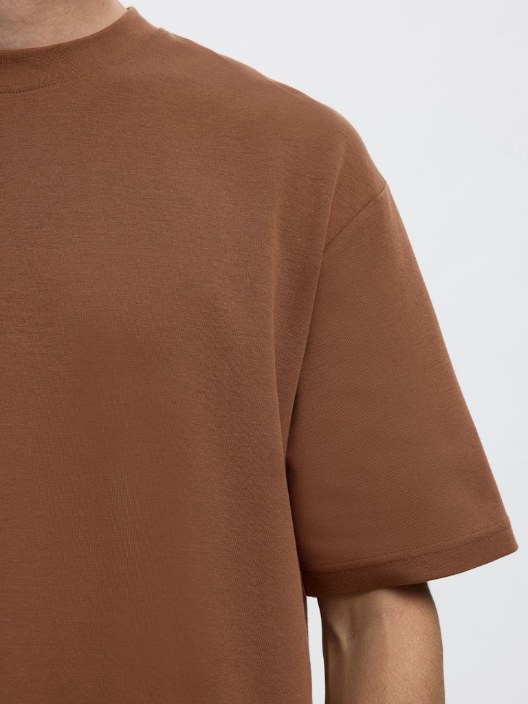SELECTED HOMME T-Shirt O-Neck SLHLOOSEOSCAR Organic Cotton