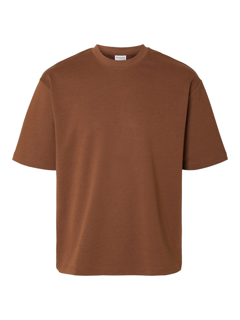SELECTED HOMME T-Shirt O-Neck SLHLOOSEOSCAR Organic Cotton
