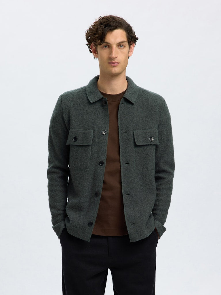 SELECTED HOMME Hemdjacke SLHNEALY Wool