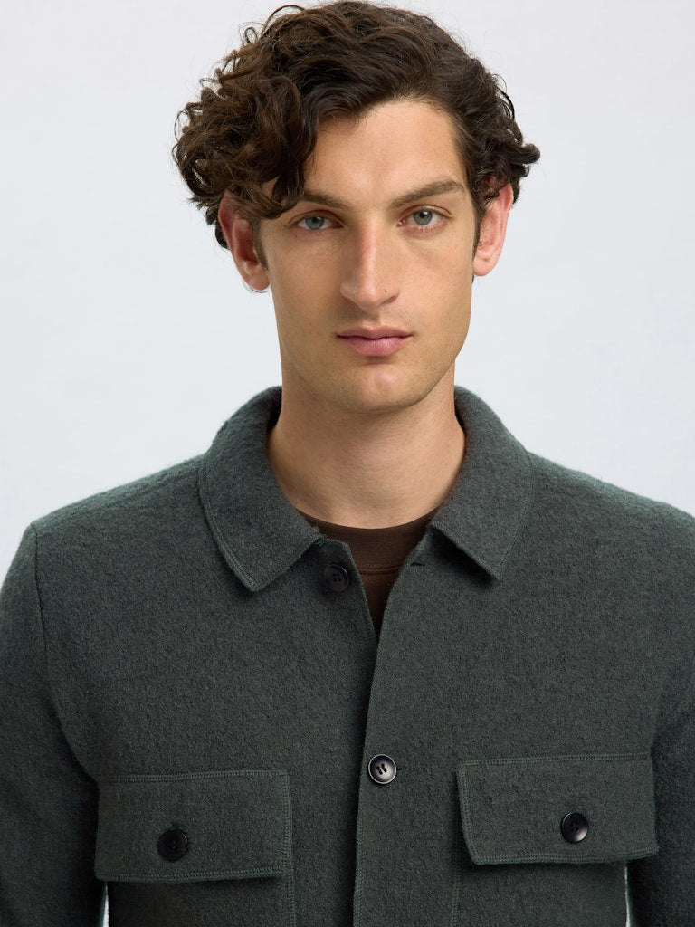SELECTED HOMME Hemdjacke SLHNEALY Wool