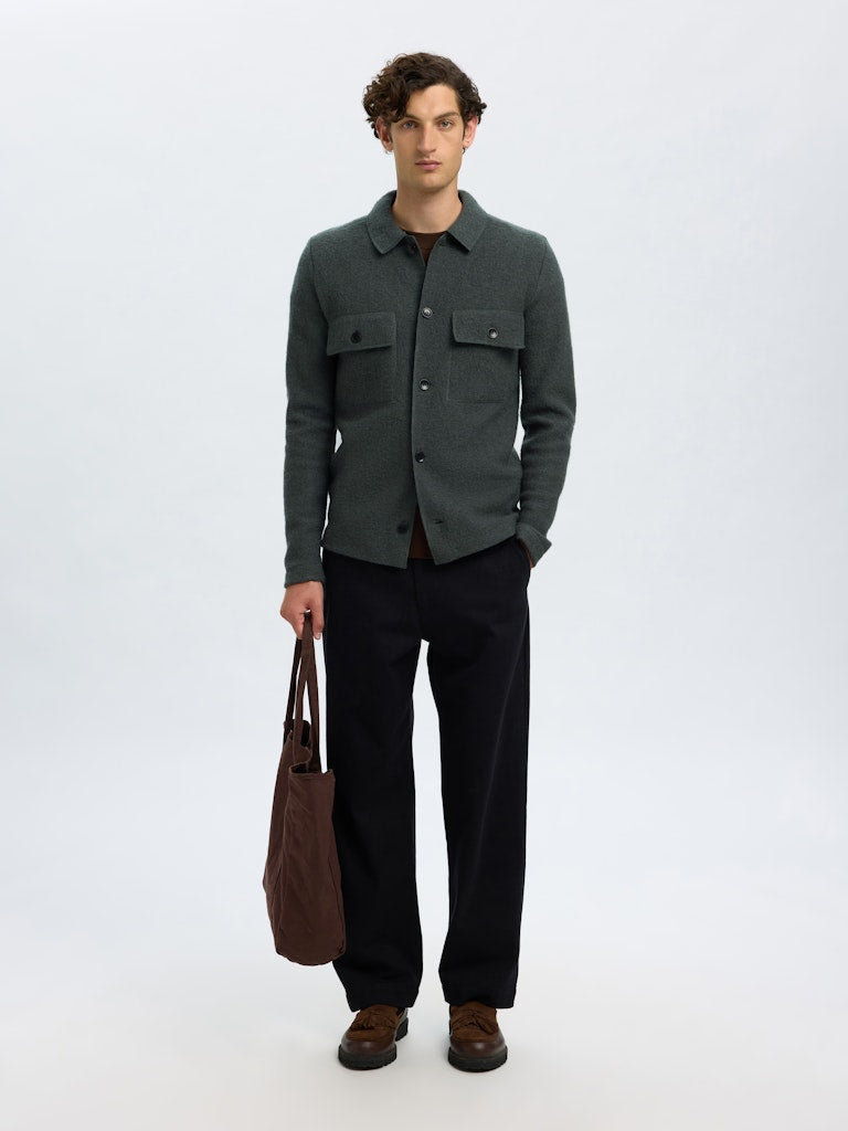 SELECTED HOMME Hemdjacke SLHNEALY Wool