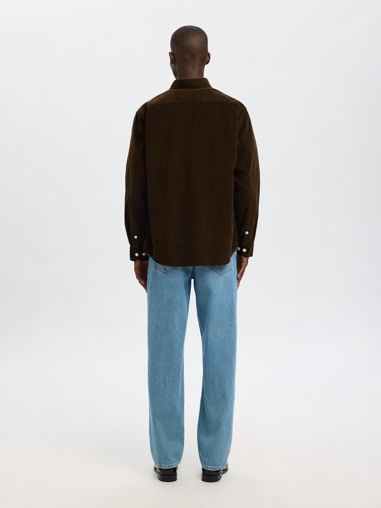 SELECTED HOMME Shirt SLHREGDANNI CORD Organic Cotton