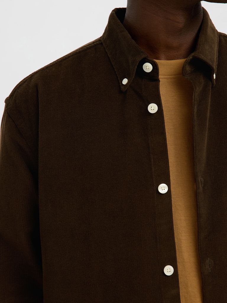 SELECTED HOMME Shirt SLHREGDANNI CORD Organic Cotton
