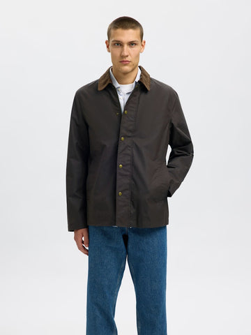 SELECTED HOMME Jacke SLHWALTER WAXED Organic Cotton
