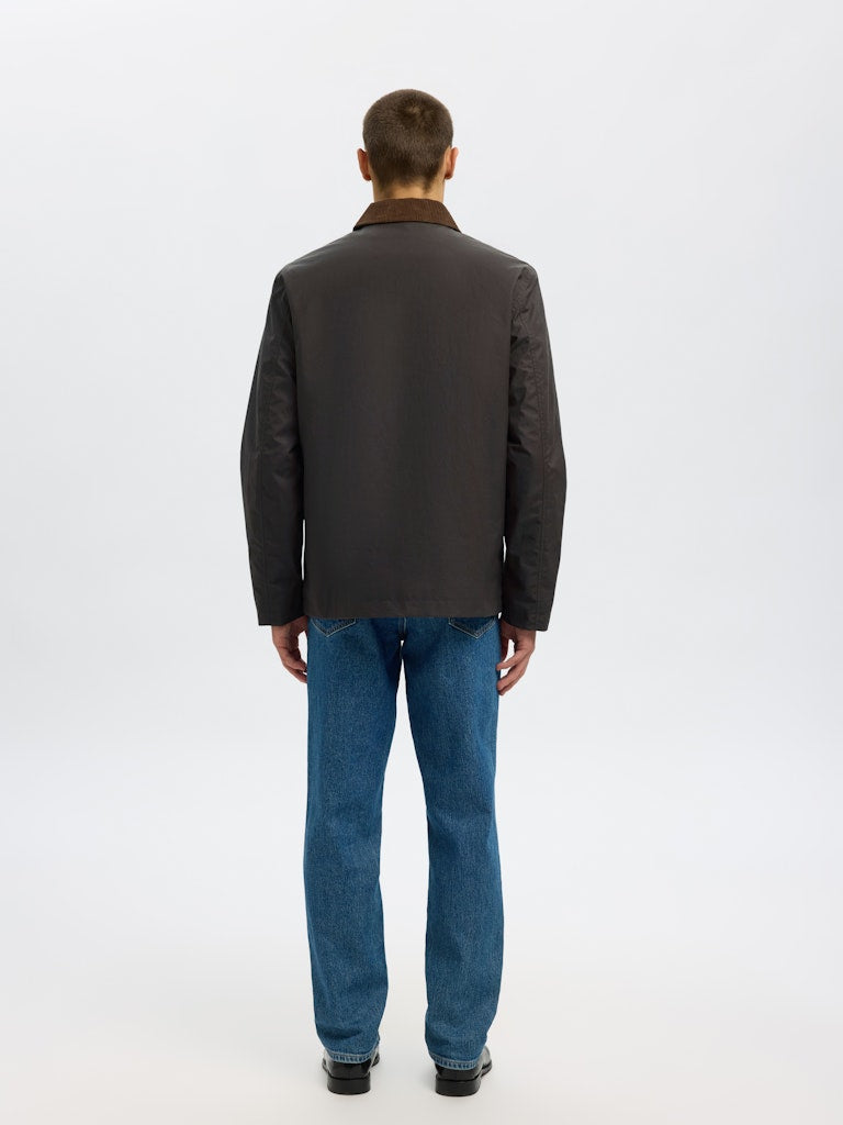 SELECTED HOMME Jacke SLHWALTER WAXED Organic Cotton