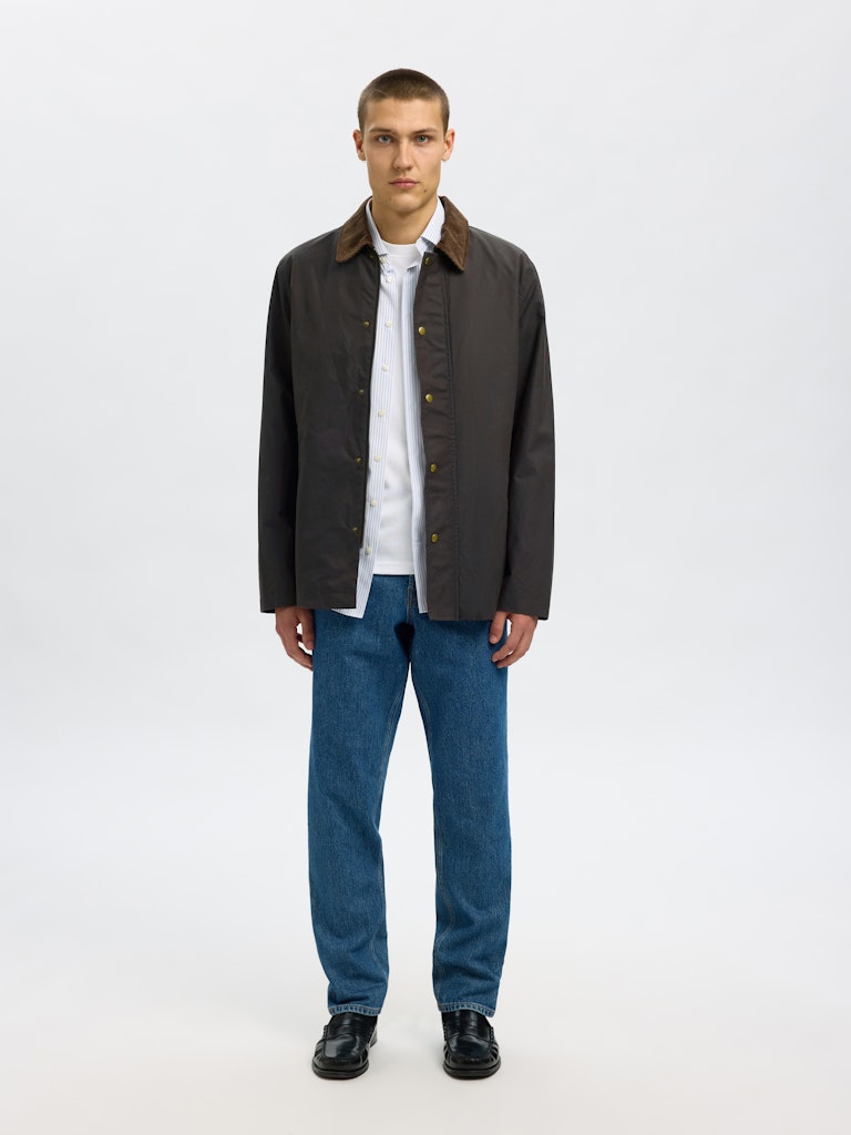 SELECTED HOMME Jacke SLHWALTER WAXED Organic Cotton