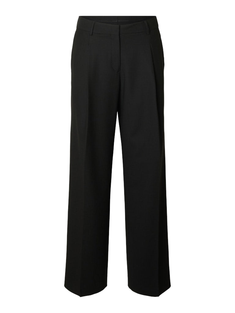 SELECTED FEMME Hose SLFWIDE-RITA Recycled Wool Mix