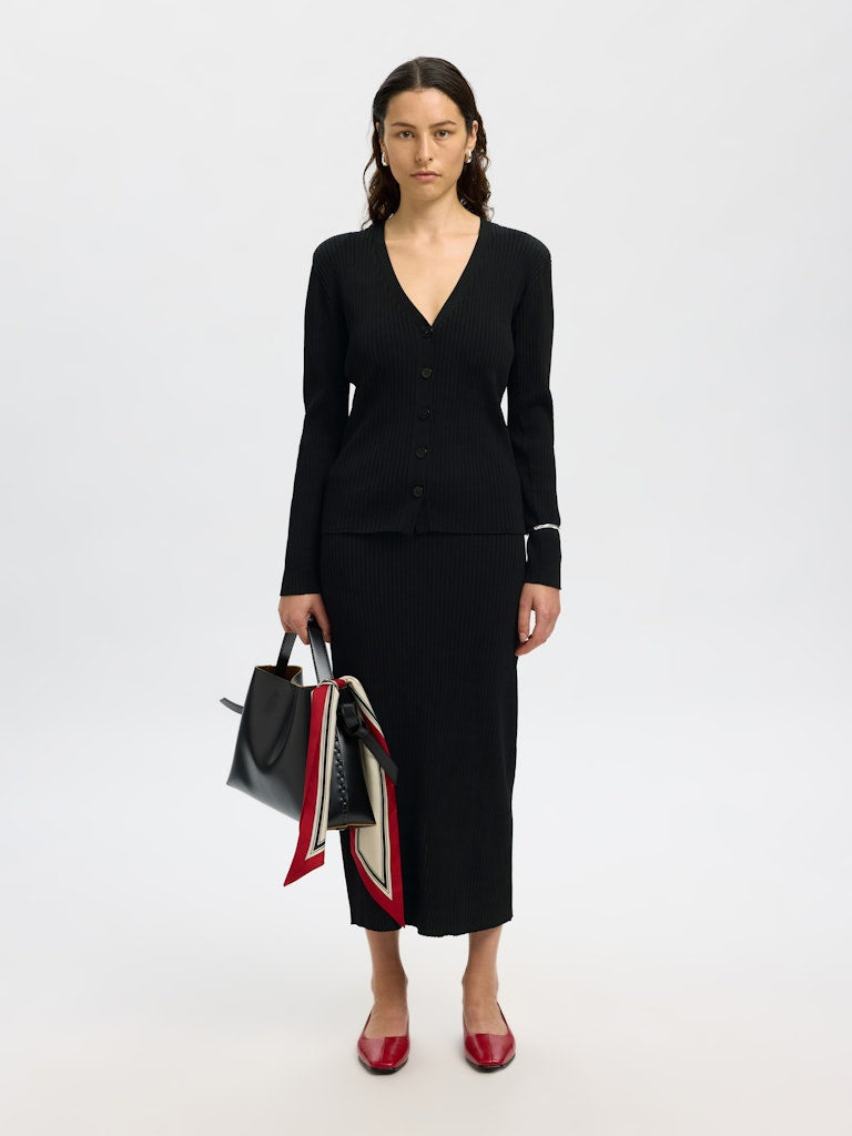 SELECTED FEMME Maxirock SLFCARLY MW Embroidered