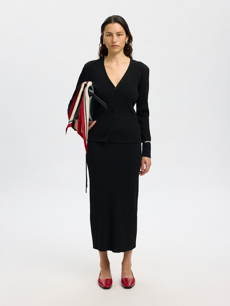 SELECTED FEMME Maxirock SLFCARLY MW Embroidered