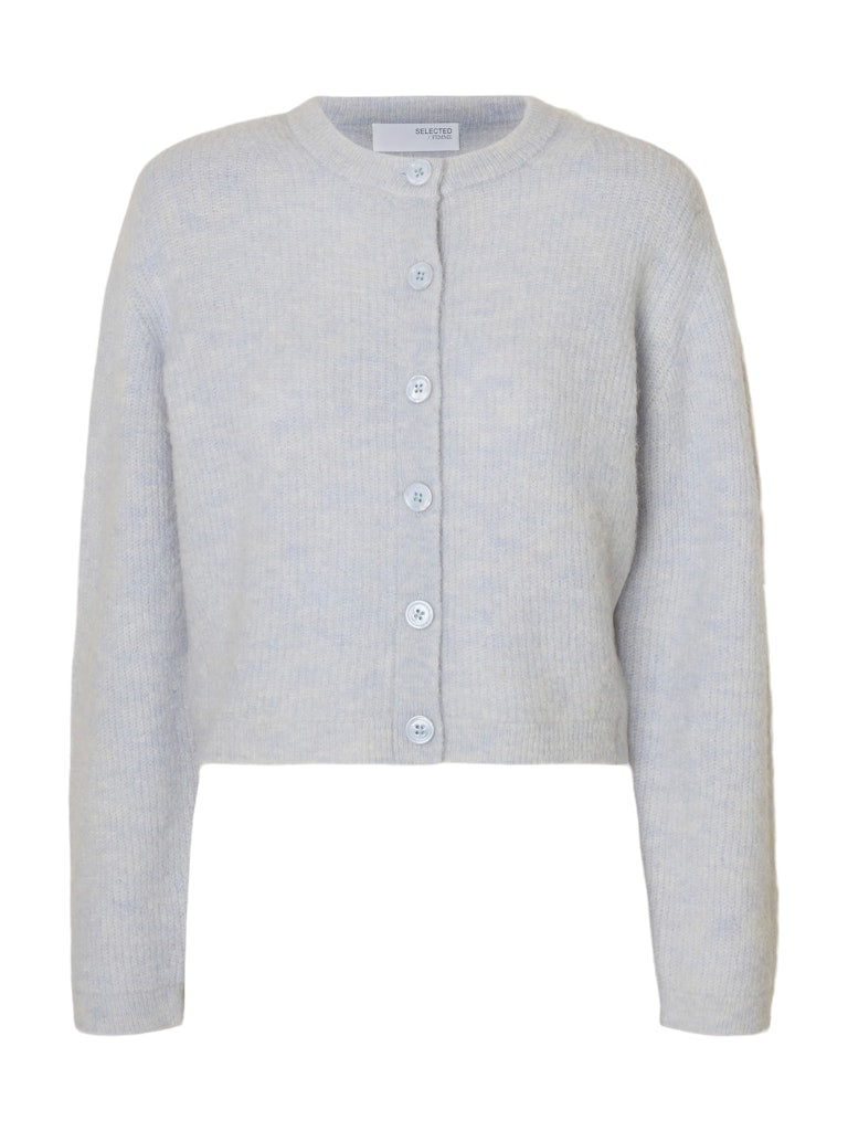 SELECTED FEMME Strickjacke SLFSIA RAS Wool Alpaca Mix