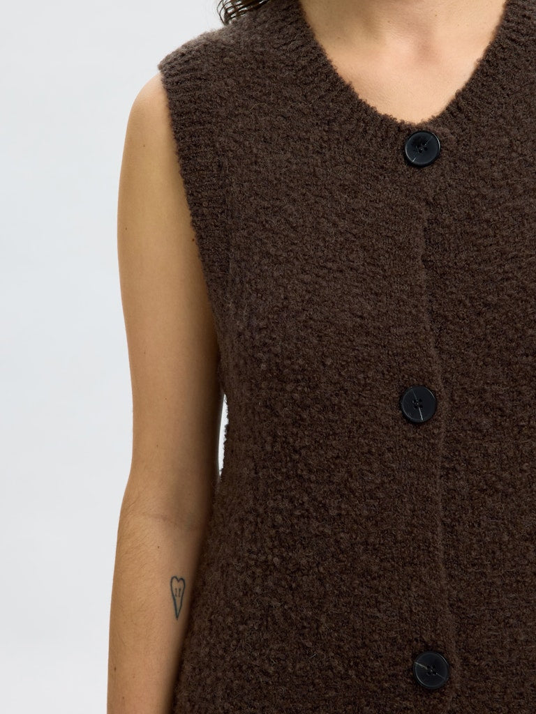 SELECTED FEMME Cardigankleid SLFLELOU SL Wool Mix