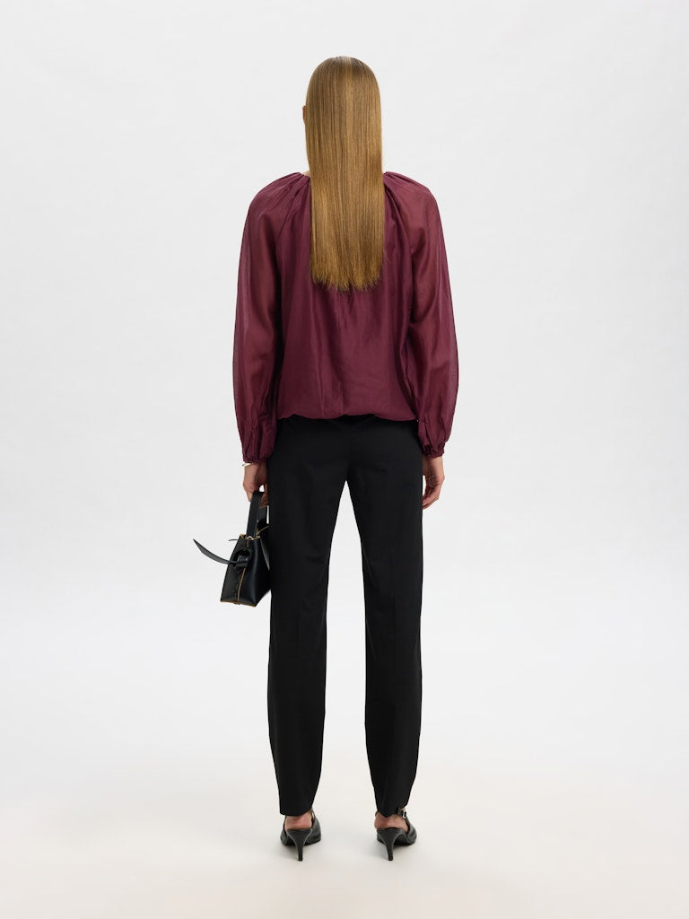 SELECTED FEMME Bluse SLFIRIS LS Lyocell TENCEL™ Mix