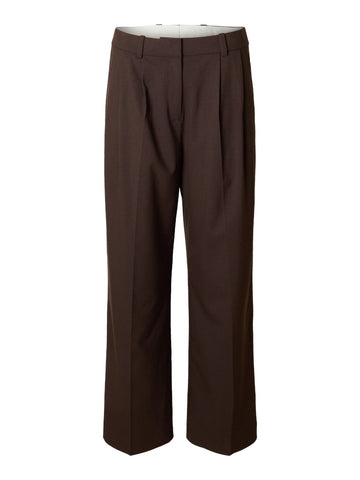 SELECTED FEMME Anzughose SLFWIDE-SIENNA Viscose Wool Mix