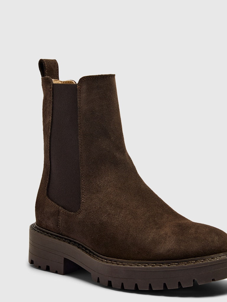 SELECTED FEMME Chelsea Boots SLFVILMA SUEDE Leather
