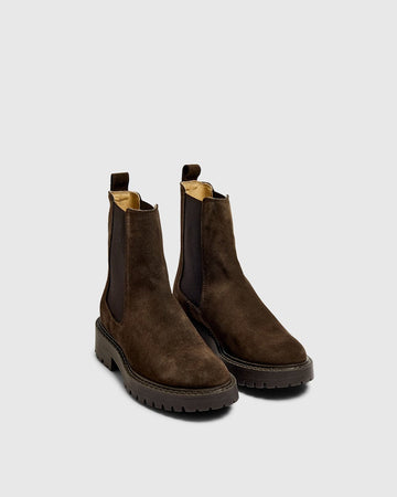 SELECTED FEMME Chelsea Boots SLFVILMA SUEDE Leather