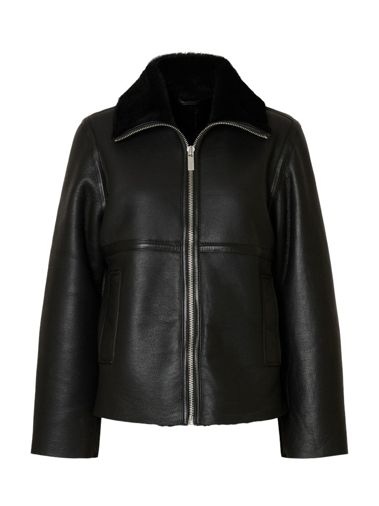 SELECTED FEMME Lederjacke SLFMAJO MELINA Lammleder