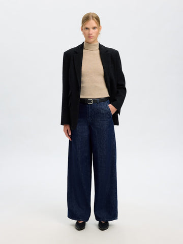 SELECTED FEMME Jeans SLFEXTRA WIDE MELLA-BORA Organic Cotton Mix