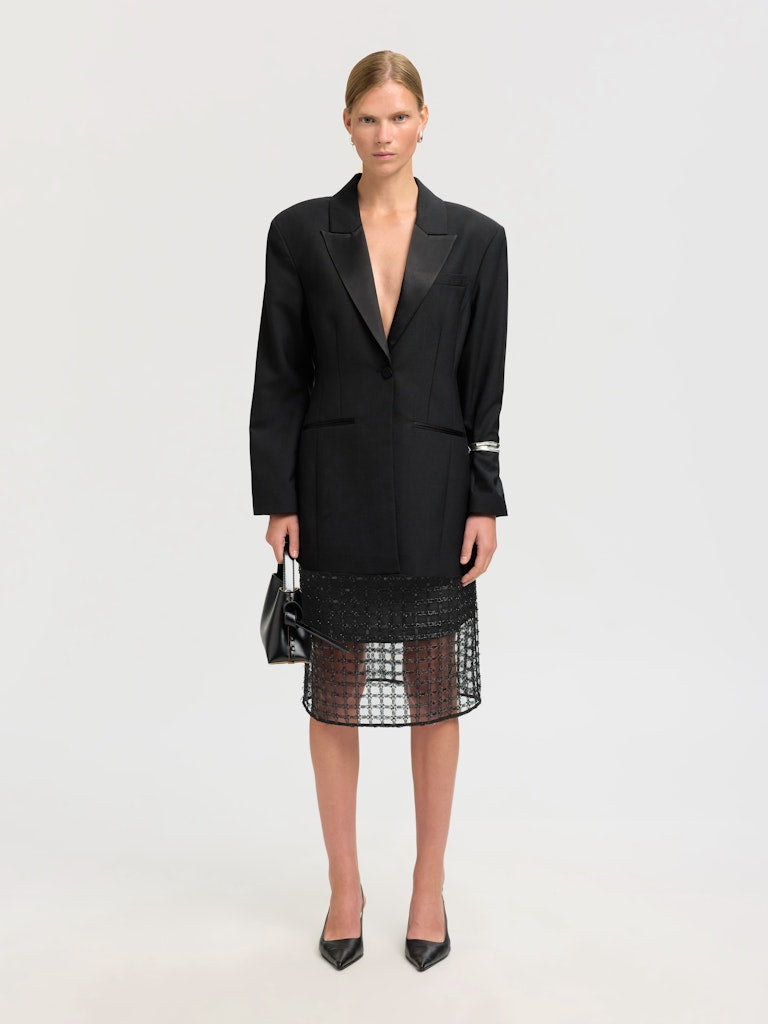 SELECTED FEMME Midirock SLFLAREN HW MIDI Recycled Polyester