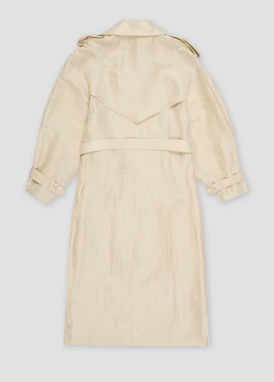 The New Society Woman Trenchcoat SIRACUSA Linen