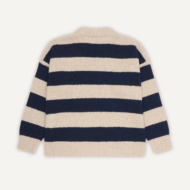 The New Society Woman Pullover TIRSO STRIPES Wolle