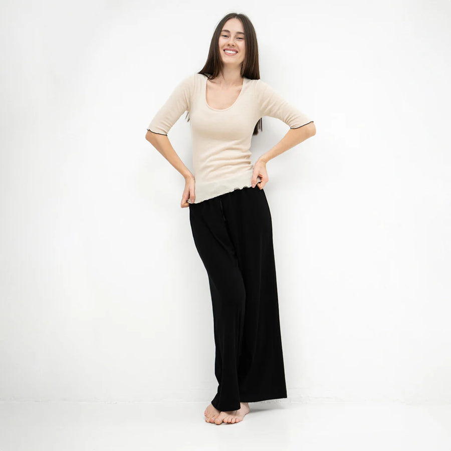Minimalisma Sweat Pants TEA Silk Wool Blend