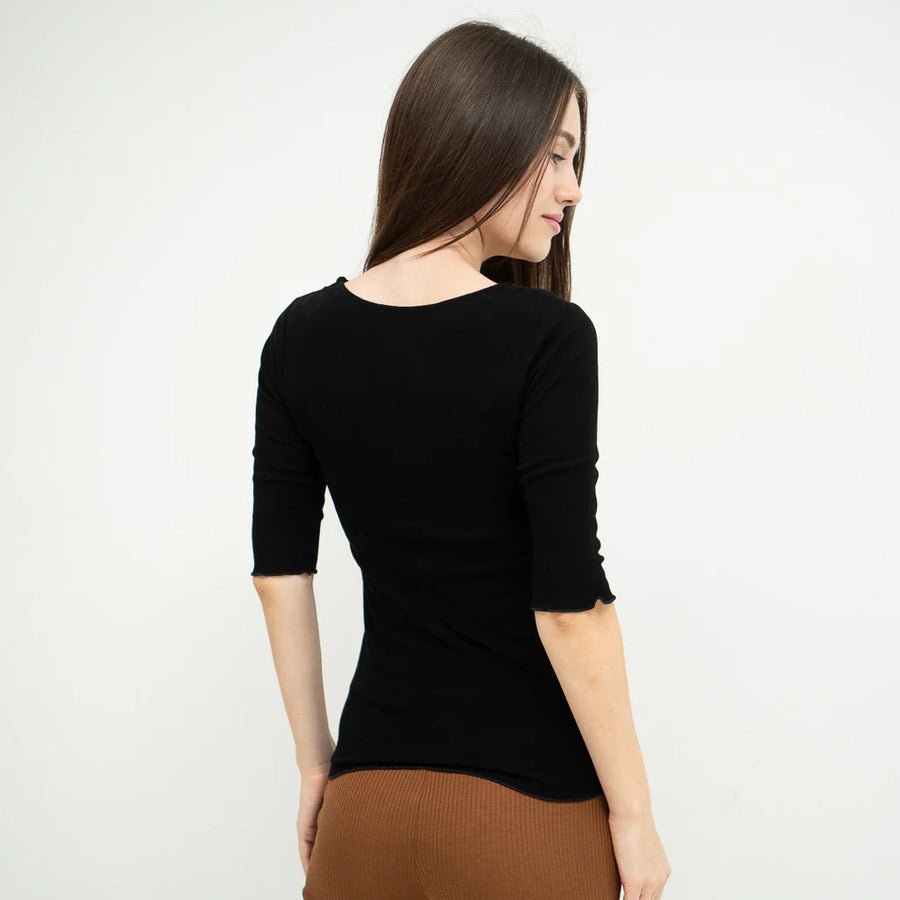 Minimalisma Top TIME Wool Silk Mix