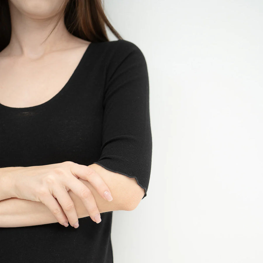 Minimalisma Top TIME Wool Silk Mix