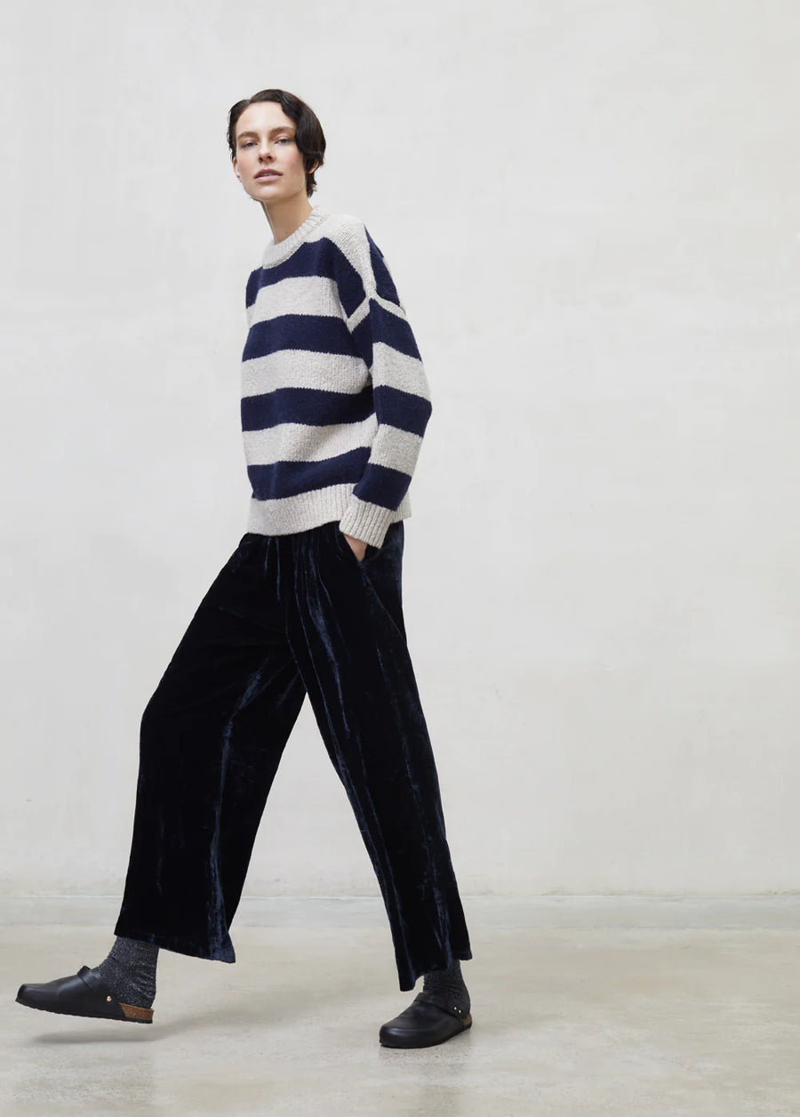 The New Society Woman Pullover TIRSO STRIPES Wolle