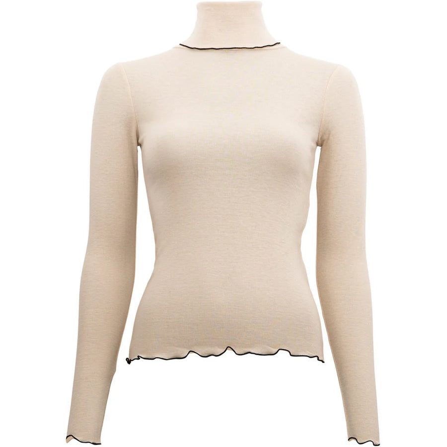 Minimalisma Rollkragen TORA Wool Silk Mix