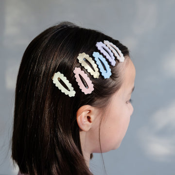 MIMI & LULA Gewellte Haarclips SPARKLE MINI 5er-Pack