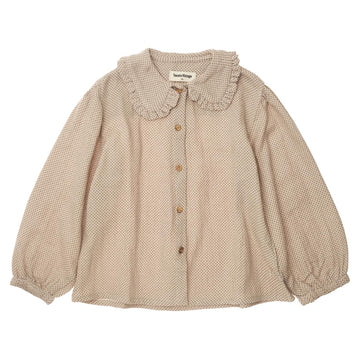 Tocoto Vintage Bluse mit Kragen Cotton