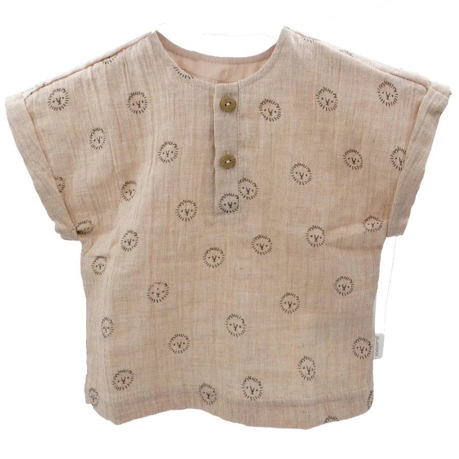 maximo Musselin Kurzarmhemd Organic Cotton
