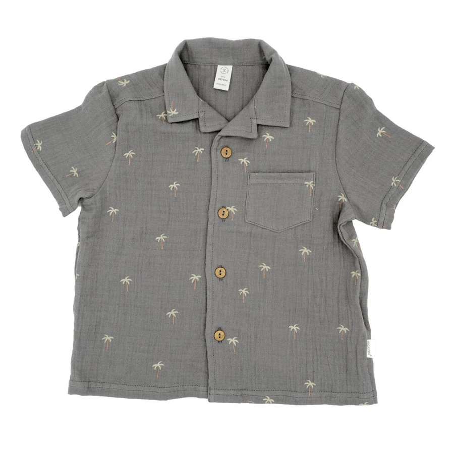 maximo Musselin Kurzarmhemd Organic Cotton