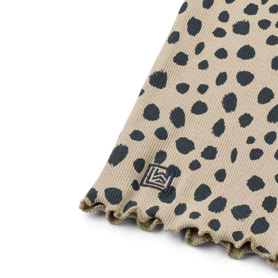 Liewood Leopard Ripp-Langarmshirt NIEVE Organic Cotton