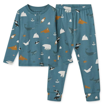 Liewood Bedrucktes Pyjama-Set WILHELM Organic Cotton
