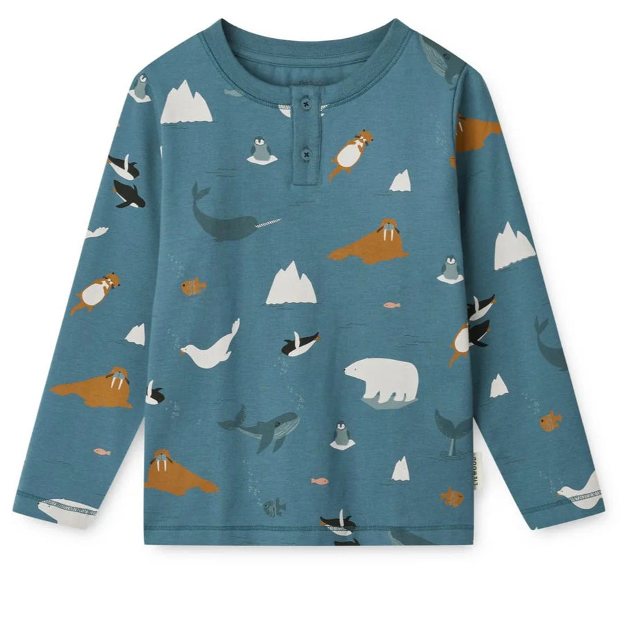Liewood Bedrucktes Pyjama-Set WILHELM Organic Cotton