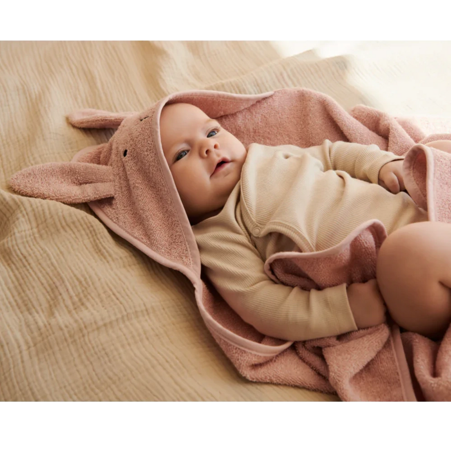 Liewood Badetuch mit Kapuze ALBERT Organic Cotton