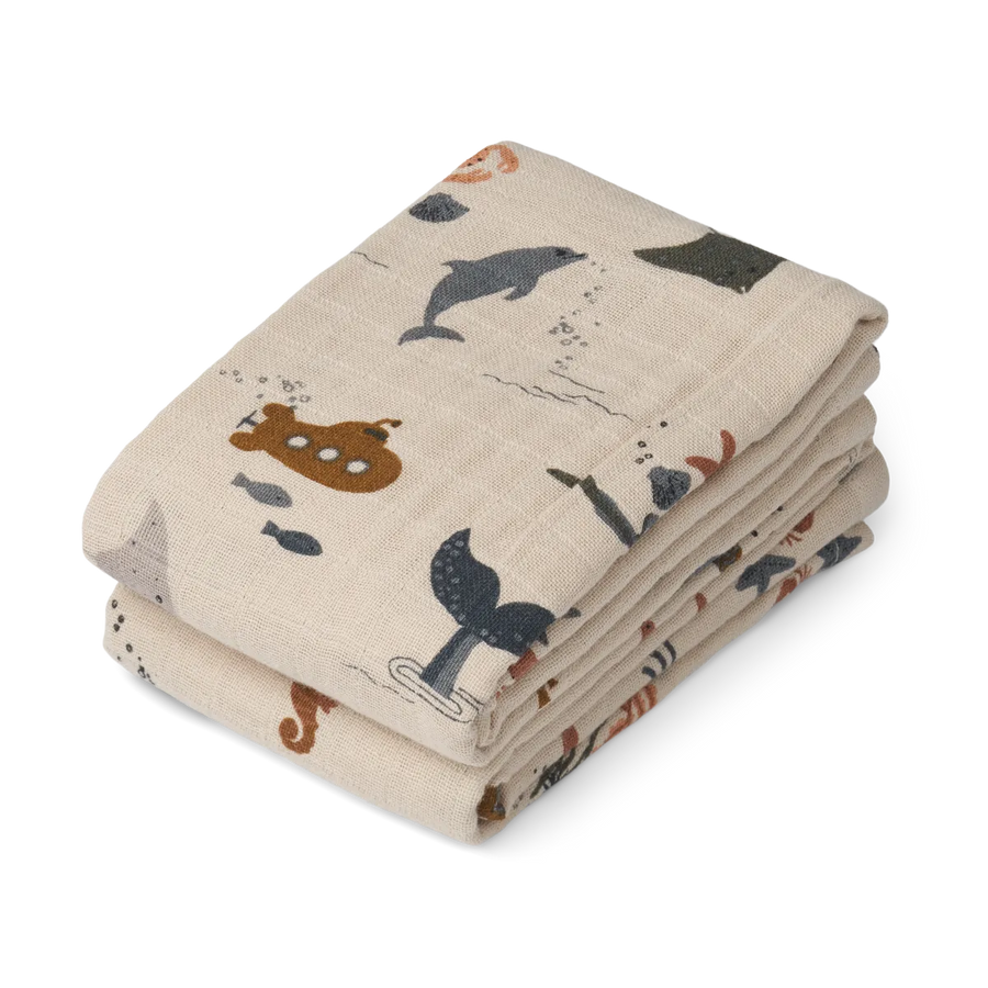 Liewood Musselin Tücher LEWIS 2er-Pack