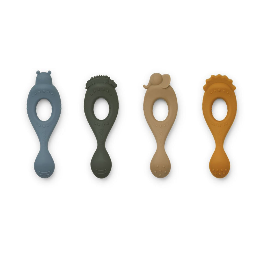 Liewood Silikon Löffelset LIVA 4-er Pack