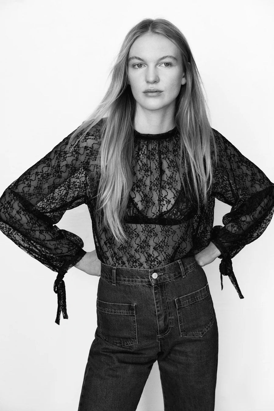 The New Society Woman Bluse ANITA Lace