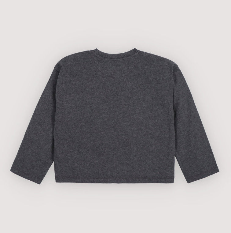 The New Society Logo Langarmshirt Cotton