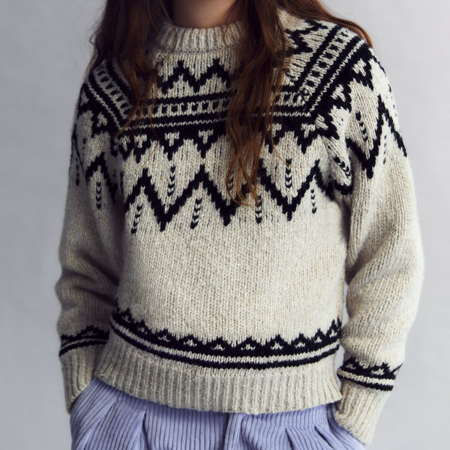 The New Society Strickpullover LUNA Wool