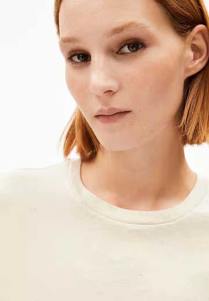 ARMEDANGELS T-Shirt LUALAA LIN Organic Cotton Linen Mix