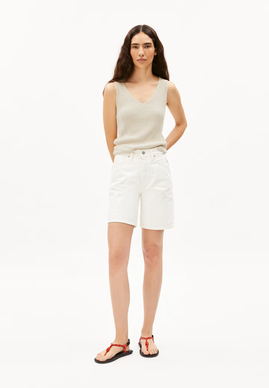 ARMEDANGELS Strick-Top CAARO LINO Linen Cotton Viscose Mix