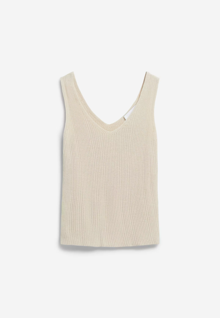 ARMEDANGELS Strick-Top CAARO LINO Linen Cotton Viscose Mix